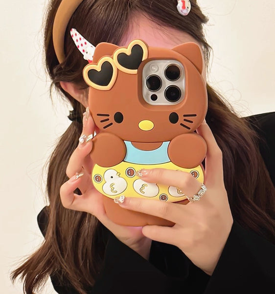 Cute Kitty Phone Case for iphone 11/11pro/11pro max/12/12pro/12pro max/12mini/13/13pro/13pro max/14/14pro/14plus/14pro max JK3637