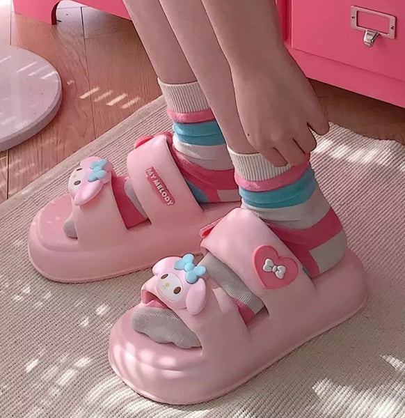 Pink Melody Slippers JK3870