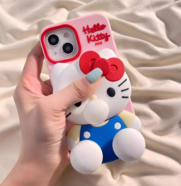 Lovely Kitty Phone Case for iphone 11/11pro/11pro max/12/12pro/12pro max/12mini/13/13pro/13pro max/14/14pro/14plus/14pro max/15/15pro/15pro max JK3779