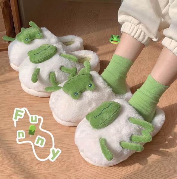 Lovely Frog Slippers JK3713