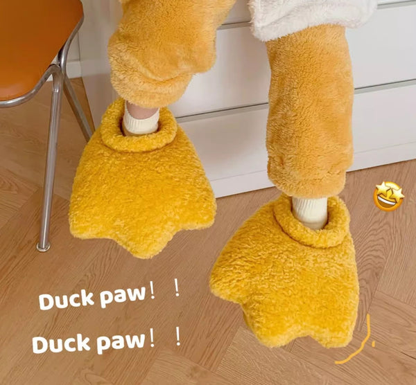 Cute Duck Paw Winter Shoes JK3782
