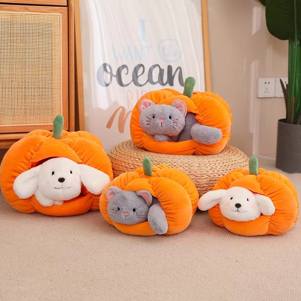 Cute Dog and Cat Plush Hold Pillow JK3643