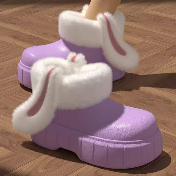 Kawaii Rabbit Ears Winter Shoes JK3721