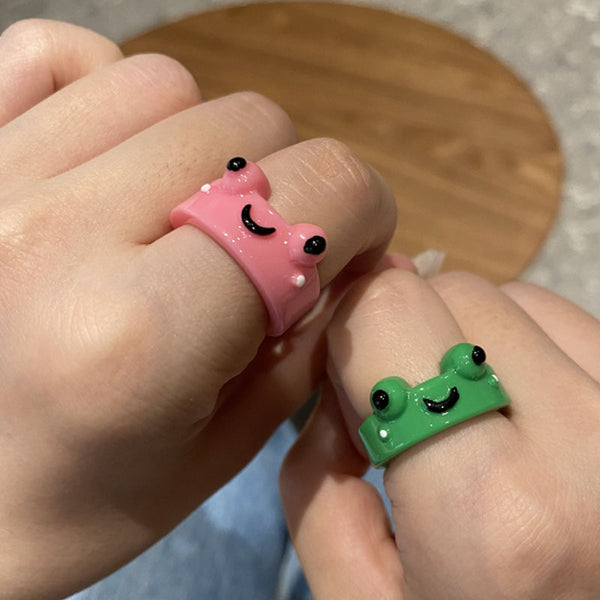 Cute Frog Ring JK3547