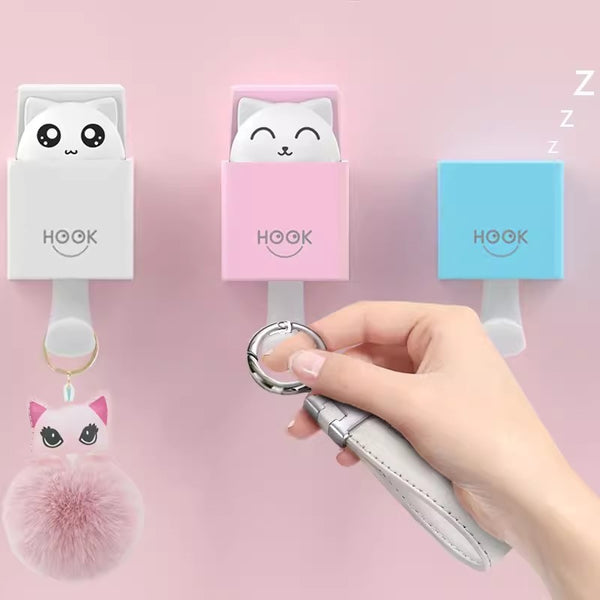 Lovely Cat Glue Hook JK3884