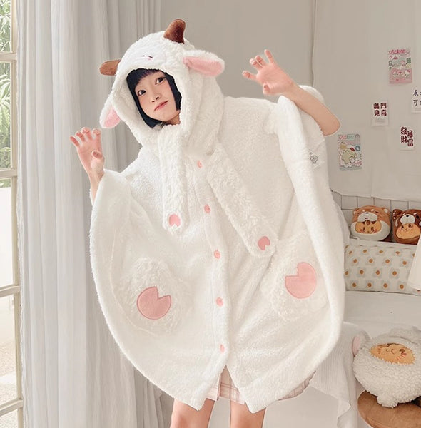 Lovely Sheep Cloak Blanket JK3572