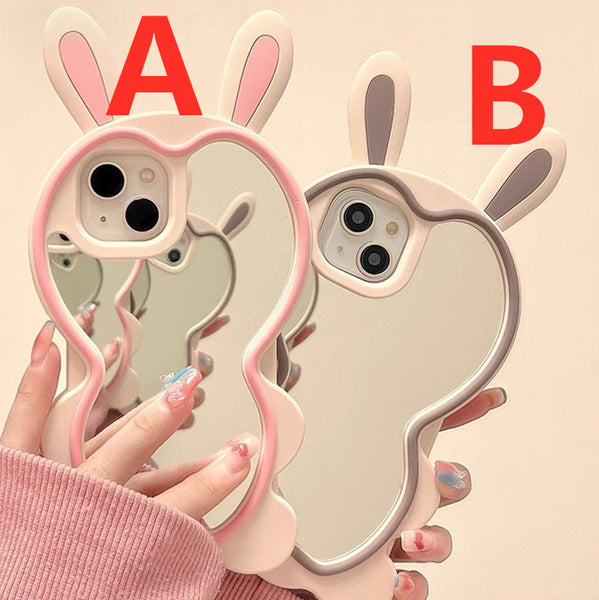Lovely Bunny Ears Phone Case for iphone 11/11pro/11pro max/12/12pro/12pro max/12mini/13/13pro/13pro max/14/14pro/14plus/14pro max/15/15pro/15pro max JK3823