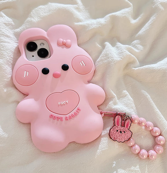 Cute Buuny Phone Case for iphone 11/11pro/11pro max/12/12pro/12pro max/12mini/13/13pro/13pro max/14/14pro/14plus/14pro max/15/15pro/15pro max JK3903