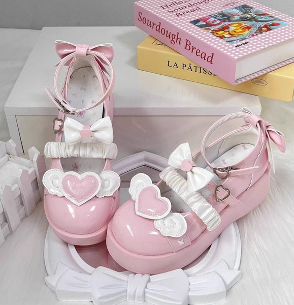 Pretty Heart Lolita Shoes JK3868