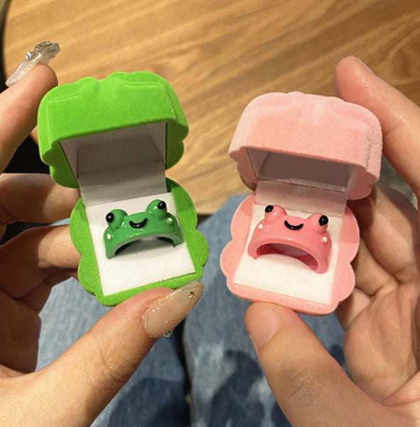 Cute Frog Ring JK3547