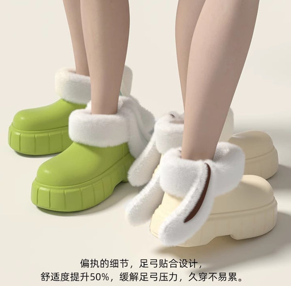 Kawaii Rabbit Ears Winter Shoes JK3721