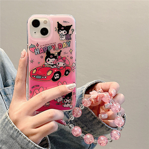 Lovely Kuromi Phone Case for iphone 11/11pro/11pro max/12/12pro/12pro max/12mini/13/13pro/13pro max/14/14pro/14plus/14pro max JK3558