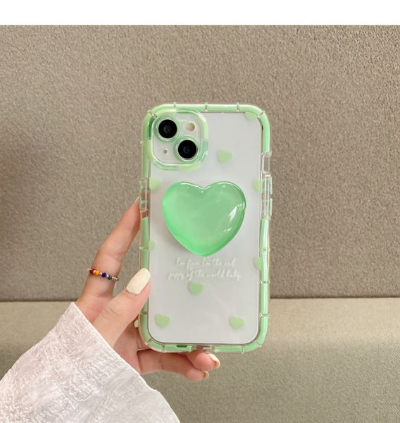 Cute Heart Phone Case for iphone XR/XS Max/11/11pro max/12/12pro/12pro max/13/13pro/13pro max JK3538