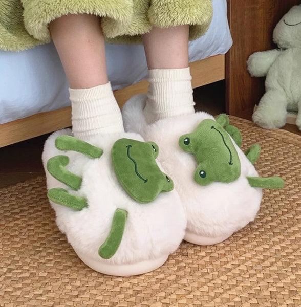 Lovely Frog Slippers JK3713