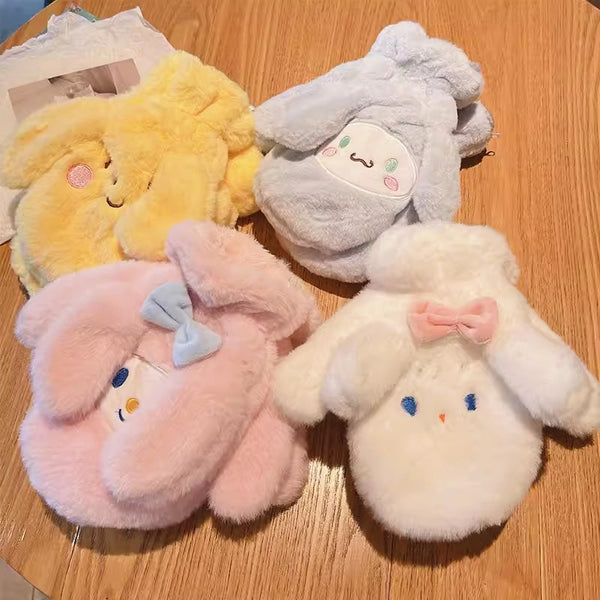 Cute Ears Gilrs Gloves JK3693