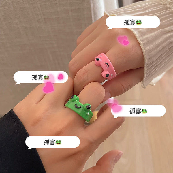 Cute Frog Ring JK3547