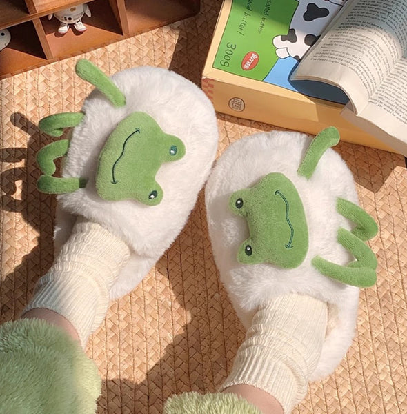 Lovely Frog Slippers JK3713