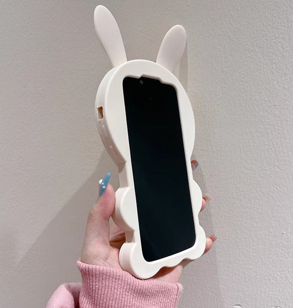 Lovely Bunny Ears Phone Case for iphone 11/11pro/11pro max/12/12pro/12pro max/12mini/13/13pro/13pro max/14/14pro/14plus/14pro max/15/15pro/15pro max JK3823