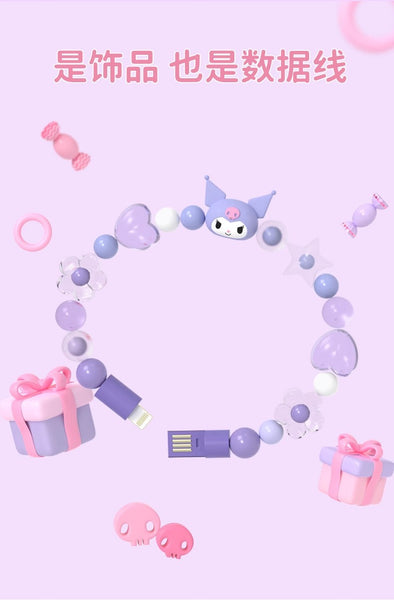 Cute Mobile Phone Charging Cable Bracelet JK3651