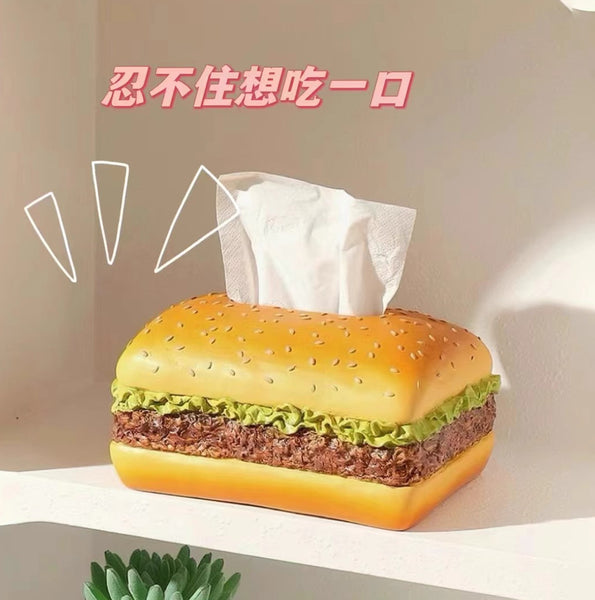 Kawaii Hamburger Tissue Box JK3864