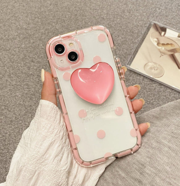 Cute Heart Phone Case for iphone XR/XS Max/11/11pro max/12/12pro/12pro max/13/13pro/13pro max JK3538