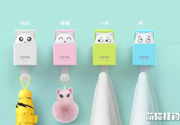 Lovely Cat Glue Hook JK3884