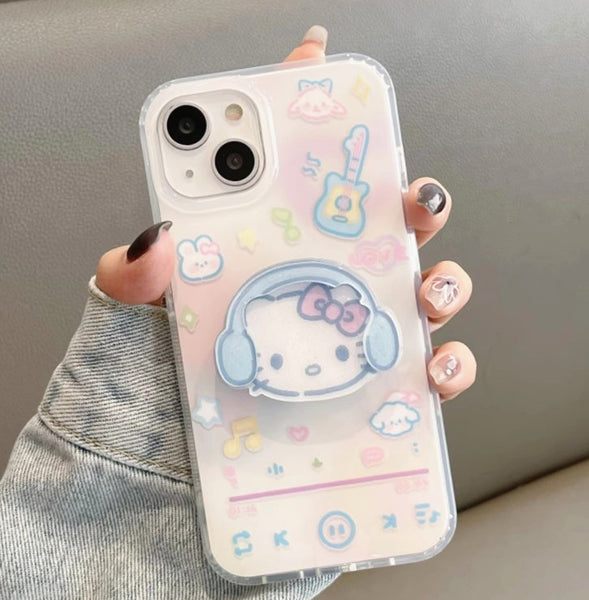 Lovely Kitty Phone Case for iphone 11/11pro/11pro max/12/12pro/12pro max/12mini/13/13pro/13pro max/14/14pro/14plus/14pro max JK3673