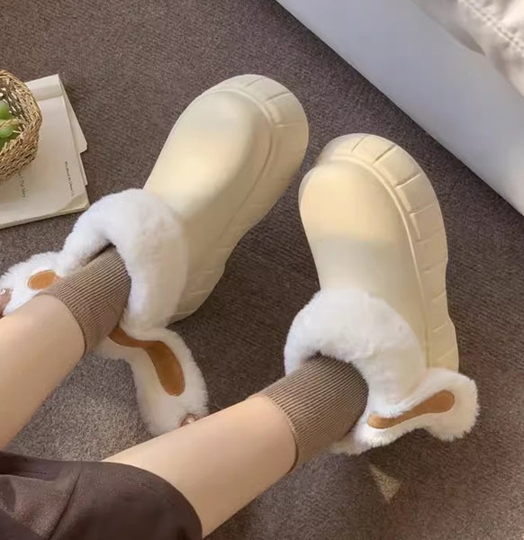 Kawaii Rabbit Ears Winter Shoes JK3721