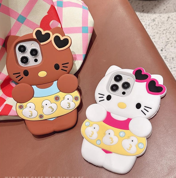 Cute Kitty Phone Case for iphone 11/11pro/11pro max/12/12pro/12pro max/12mini/13/13pro/13pro max/14/14pro/14plus/14pro max JK3637