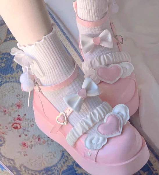 Pretty Heart Lolita Shoes JK3868