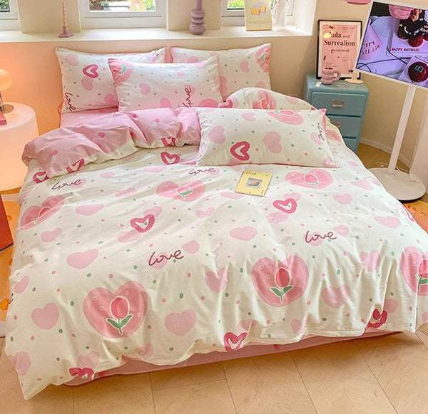 Pretty Flowers Bedding Set JK3611