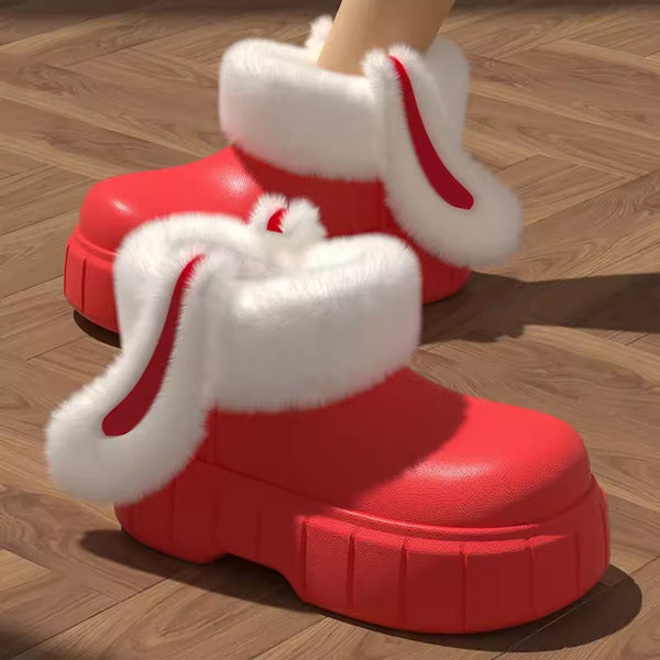 Kawaii Rabbit Ears Winter Shoes JK3721