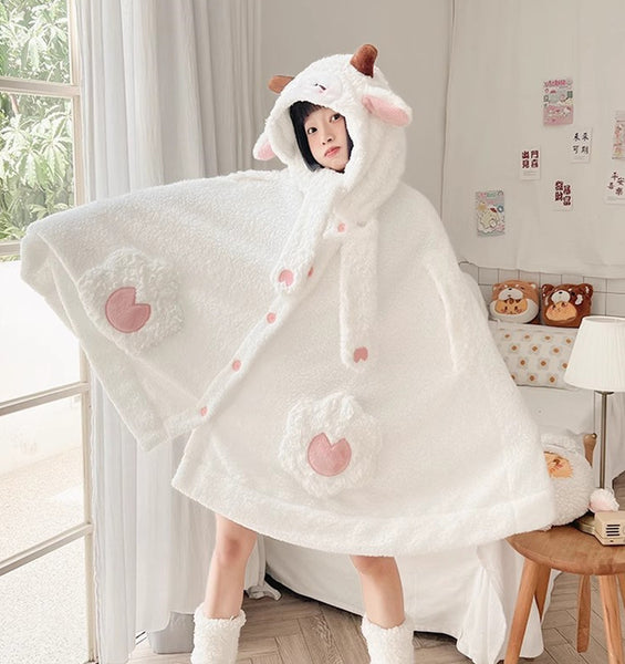 Lovely Sheep Cloak Blanket JK3572