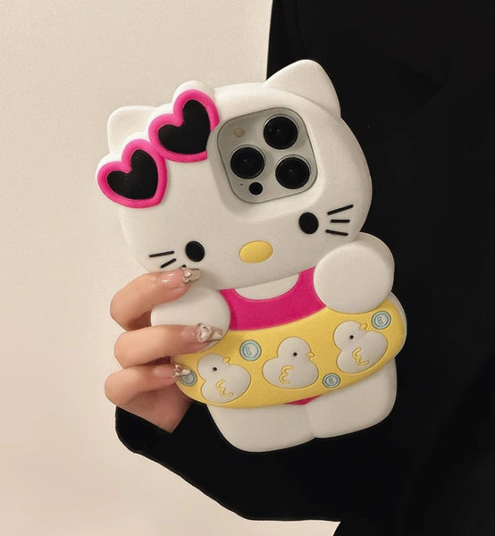 Cute Kitty Phone Case for iphone 11/11pro/11pro max/12/12pro/12pro max/12mini/13/13pro/13pro max/14/14pro/14plus/14pro max JK3637