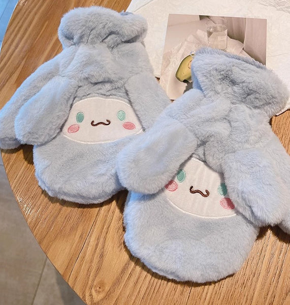 Cute Ears Gilrs Gloves JK3693