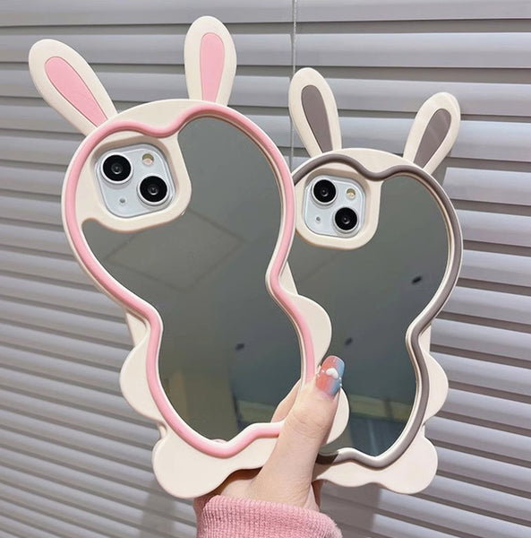 Lovely Bunny Ears Phone Case for iphone 11/11pro/11pro max/12/12pro/12pro max/12mini/13/13pro/13pro max/14/14pro/14plus/14pro max/15/15pro/15pro max JK3823