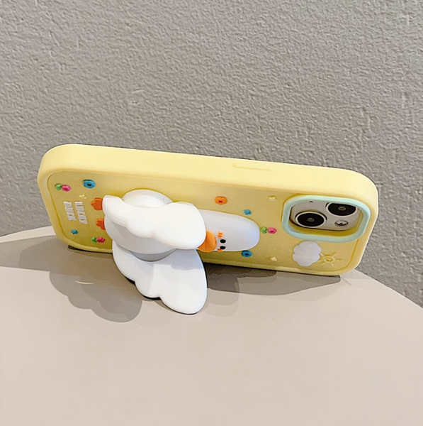 Lovely Duck Phone Case for iphone 11/11pro/11pro max/12/12pro/12pro max/12mini/13/13pro/13pro max/14/14pro/14plus/14pro max JK3631