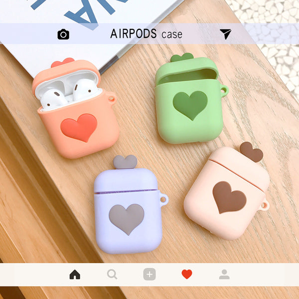 Lovely Heart Airpods Protector JK1244