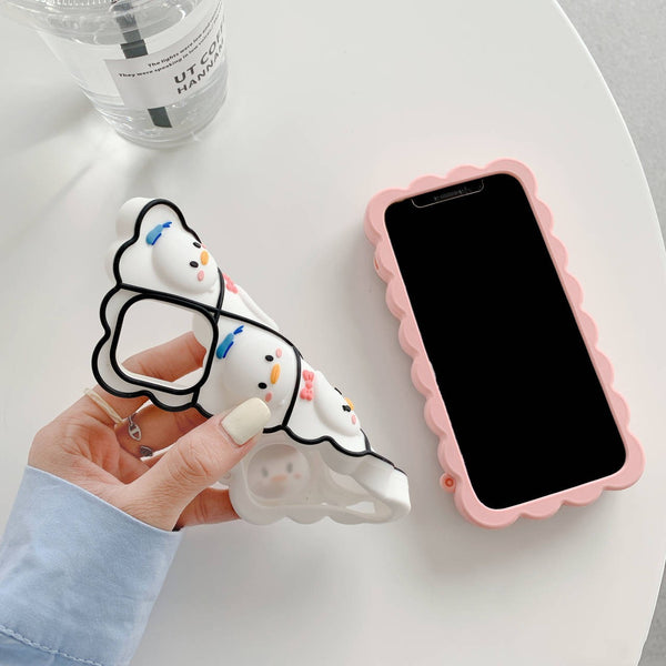 Lovely Bear Phone Case for iphone7/7plus/8/8P/X/XS/XR/XS Max/11/11 pro/11 pro max/12/12pro/12mini/12pro max JK2822