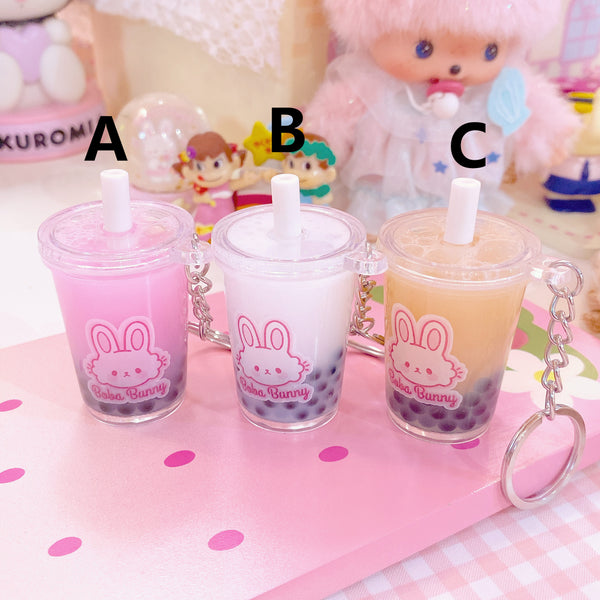 Rabbit Bubble Tea Keychain JK2102