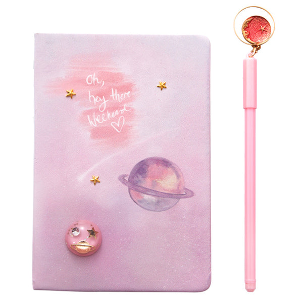 Cute Moon and Stars Notebook JK2146