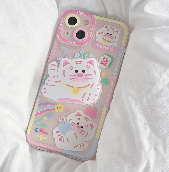 Lovely Tigar Phone Case for iphone 11/11 pro/11 pro max/12/12pro/12mini/12pro max/13/13pro/13pro max JK3179
