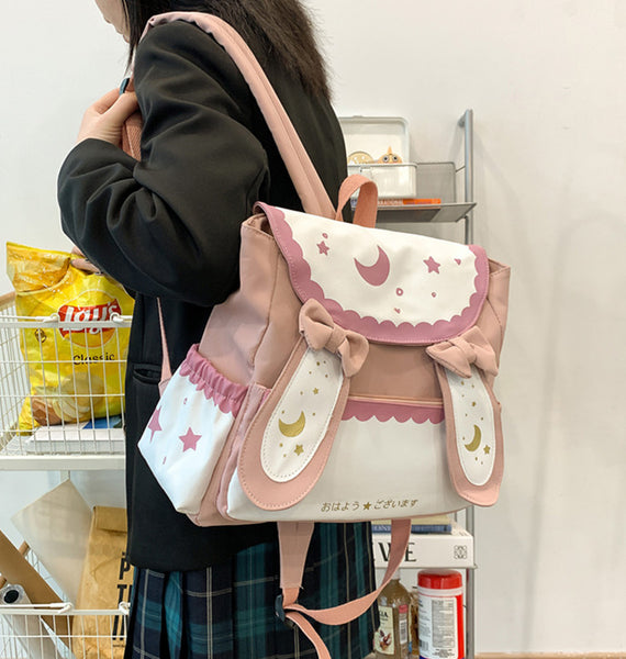 Cute Moon and Stars Backpack JK2825
