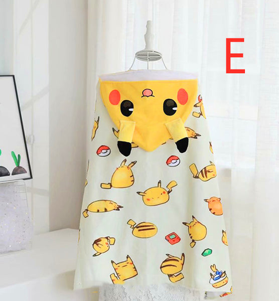 Cute Kirby and Pikachu Cloak JK1810