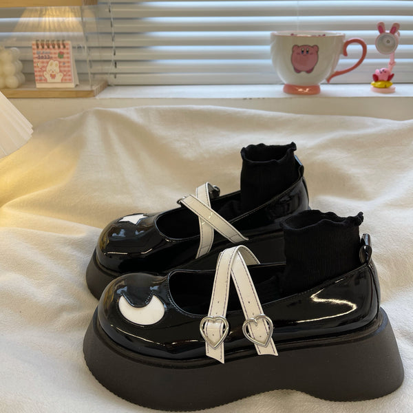 Cute Moon and Star Lolita Shoes JK3076