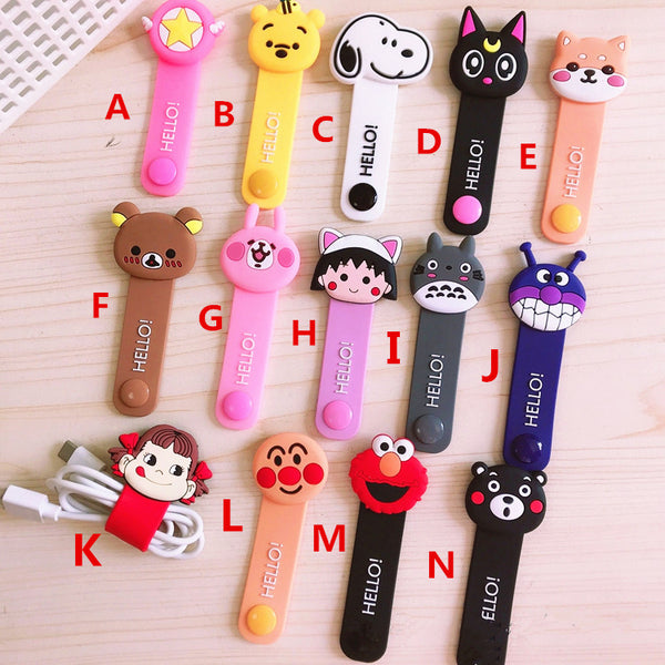 Sailormoon And Cartoon Earphone Wire Collector  JK1043