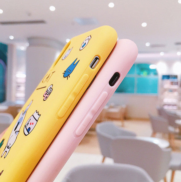 Lovely Cats Phone Case for iphone 6/6s/6plus/7/7plus/8/8P/X/XS/XR/XS Max/11/11 pro/11 pro max JK1850