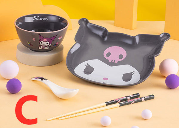 Kawaii Anime Bowl and Dish Set JK3200