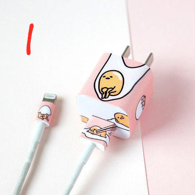 Cartoon Animals Iphone Charger Stickers JK1378