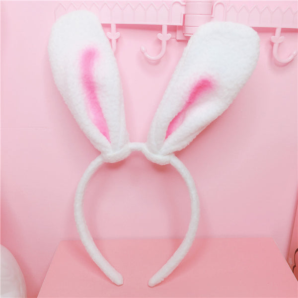 Pink Rabbit Ears Hairband JK1364